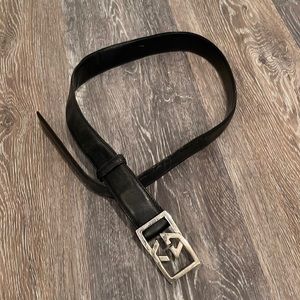 Vintage Gucci Silver GG Belt